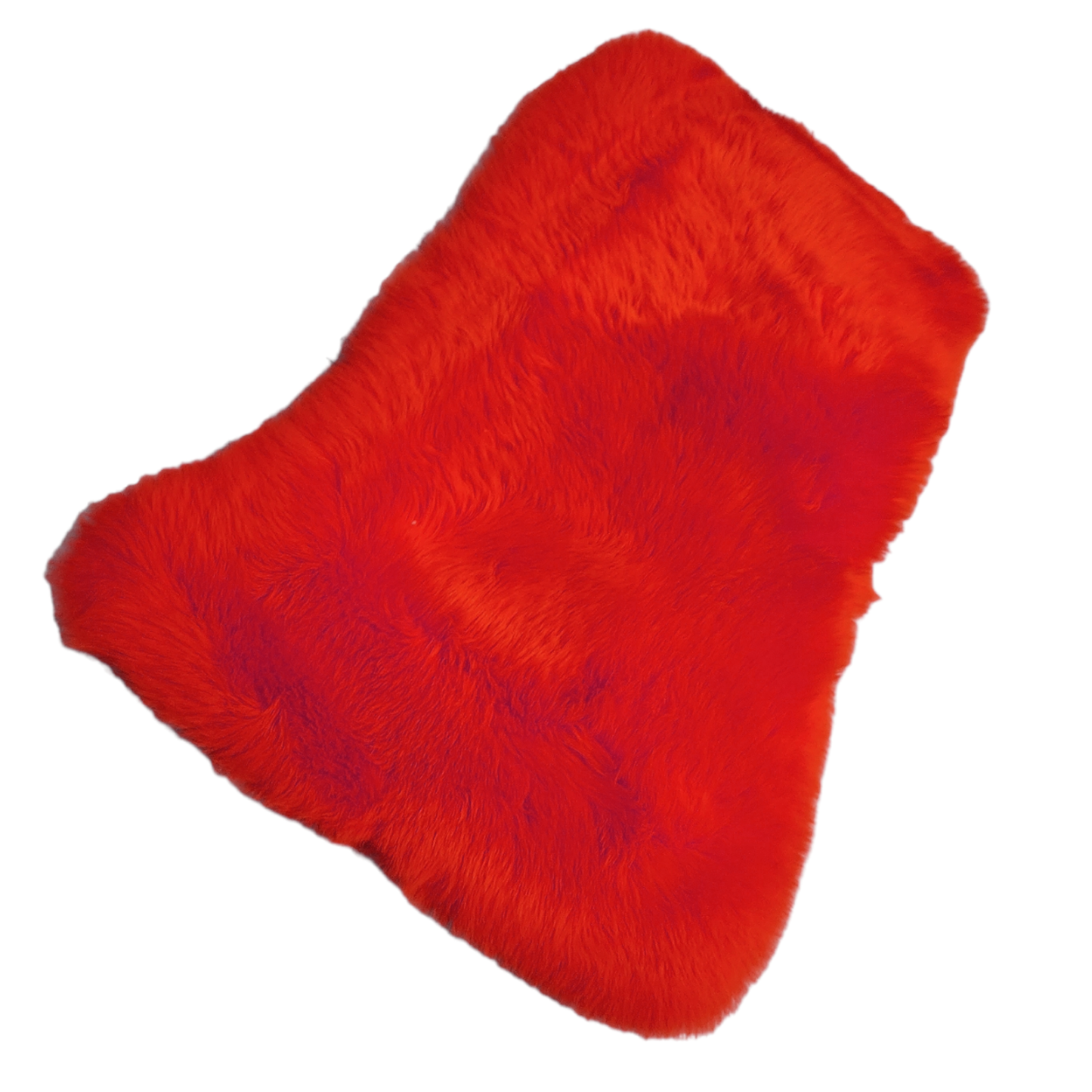Mogul Mats Genuine Sheepskin Floor Mats Shown in Bright Red