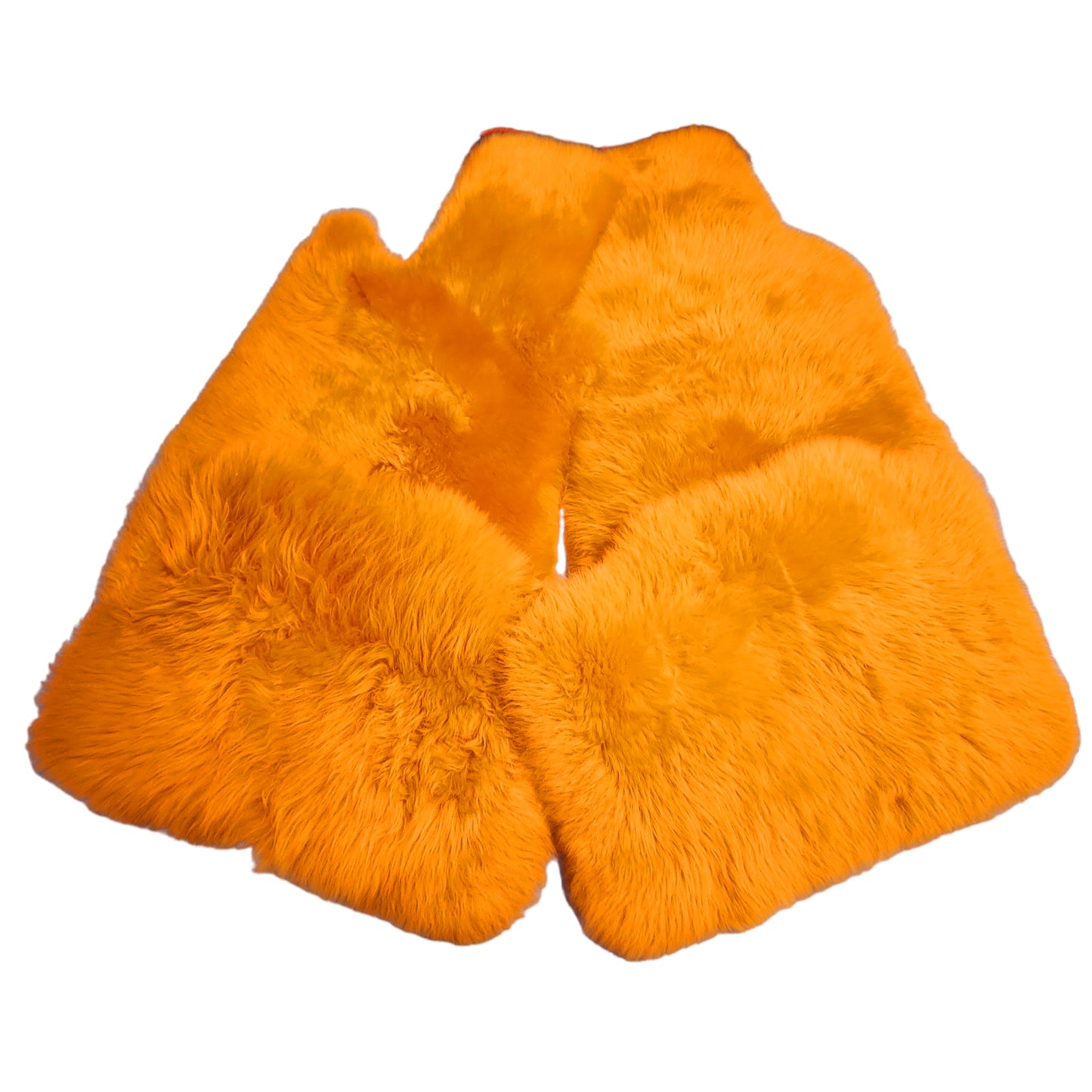 Mogul Mats Genuine Sheepskin Floor Mats Shown in Orange