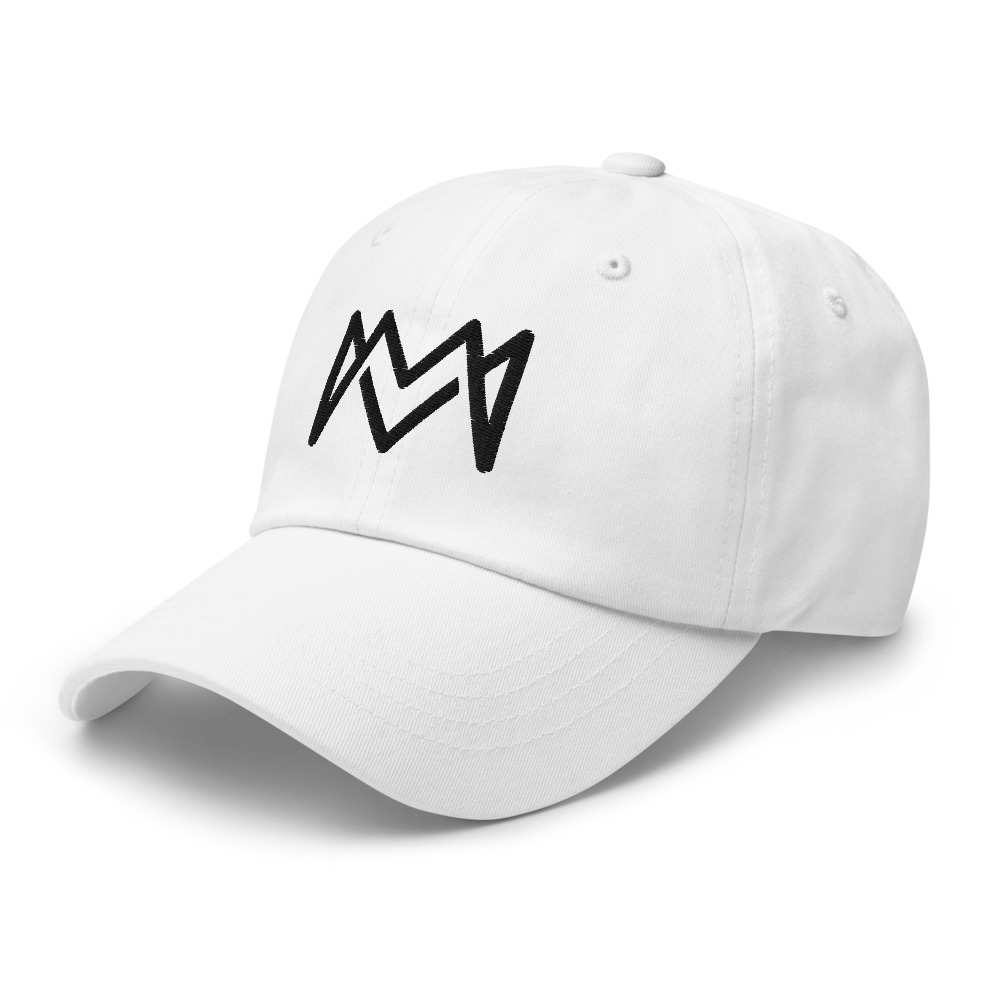 Mogul Merch Signature Dad Hat in White