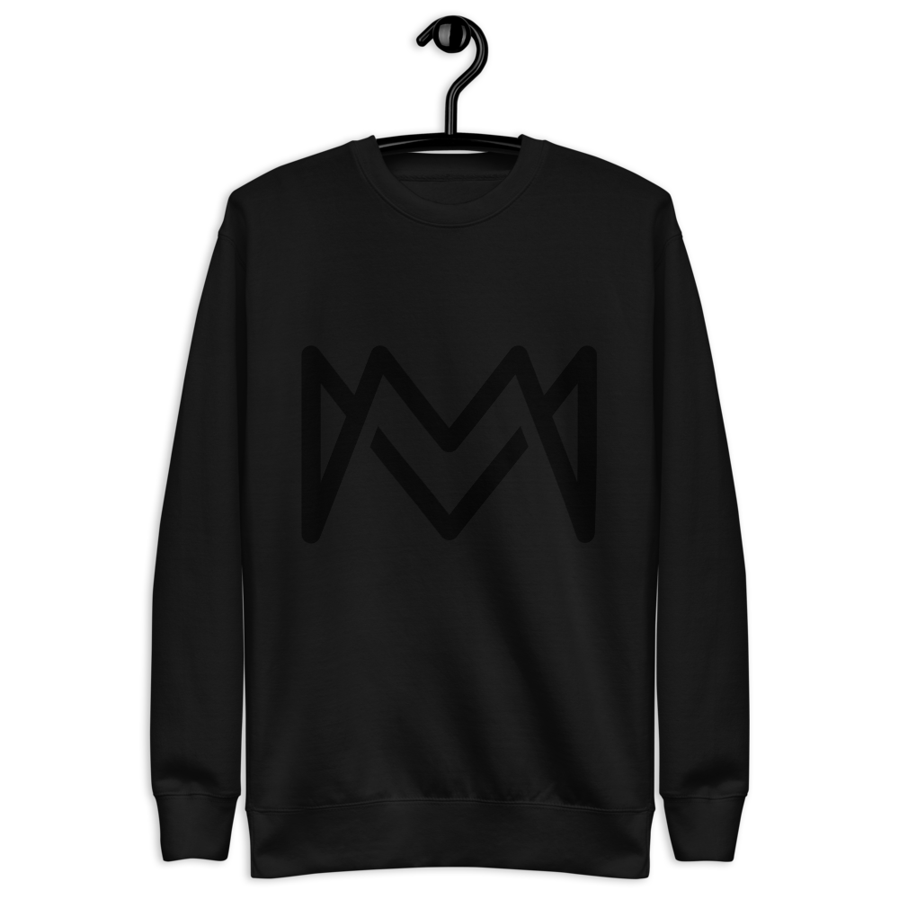 Mogul Merch Symbolic Long Sleeve Unisex Sweatshirt in Black